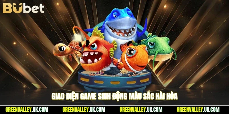 Giao diện game sinh động, màu sắc hài hòa